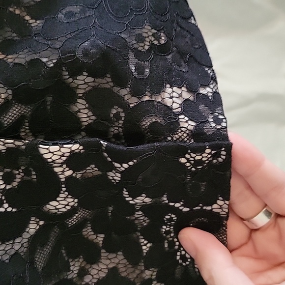 Calvin Klein Black Lace Cocktail Dress - Picture 6 of 7